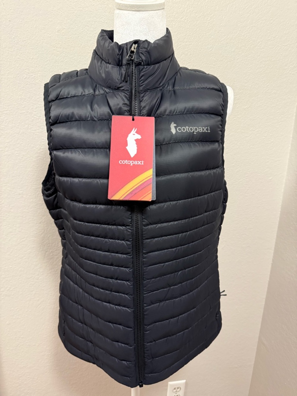 cotopaxi Black Quilted Packable Down Vest